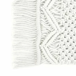 Flash Sale 🎁 Lush Decor Boho Macrame Handcrafted Indoor/Outdoor Washable Water Repellent Placemat 2 Piece Set - 12" X 18"+3" Fringe White 🧨 -Lush Decor Shop Lush Decor Boho Macrame Handcrafted Indoor Outdoor Washable Water Repellent Placemat 2Pc Set 5