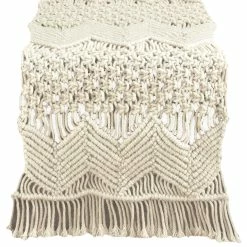 Cheap π Lush Decor Boho Macrame Handcrafted Indoor/Outdoor Washable Water Repellent Runner Single - 13" X 72"+3" Fringe White π 16 Cheap π Lush Decor Boho Macrame Handcrafted Indoor/Outdoor Washable Water Repellent Runner Single - 13" X 72"+3" Fringe White π -Lush Decor Shop Lush Decor Boho Macrame Handcrafted Indoor Outdoor Washable Water Repellent Runner Single 5