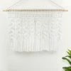 Best Pirce 🌟 Lush Decor Boho Macrame Leaf Cotton Valance - 30" X 40" White 👍