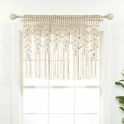 Best Pirce π Lush Decor Boho Macrame Leaf Cotton Valance - 30" X 40" White π 18 Best Pirce π Lush Decor Boho Macrame Leaf Cotton Valance - 30" X 40" White π -Lush Decor Shop Lush Decor Boho Macrame Leaf Cotton Valance 6