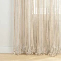 Deals 🛒 Lush Decor Boho Macrame Leaf Cotton Window Curtain Single Panel - 84" X 40" Grey ✔️ -Lush Decor Shop Lush Decor Boho Macrame Leaf Cotton Window Curtain Single Panel 9