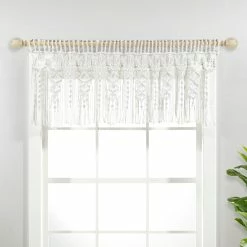 Best reviews of 👏 Lush Decor Boho Macrame Textured Cotton Valance/Kitchen Curtain/Wall Decor Neutral 🔥 -Lush Decor Shop Lush Decor Boho Macrame Textured Cotton Valance Kitchen Curtain Wall Decor 7