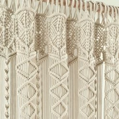 Best reviews of 🌟 Lush Decor Boho Macrame Textured Cotton Window Curtain/Room Divider/Doorway/Wall Decor Neutral 👏 -Lush Decor Shop Lush Decor Boho Macrame Textured Cotton Window Curtain Room Divider Doorway Wall Decor 4