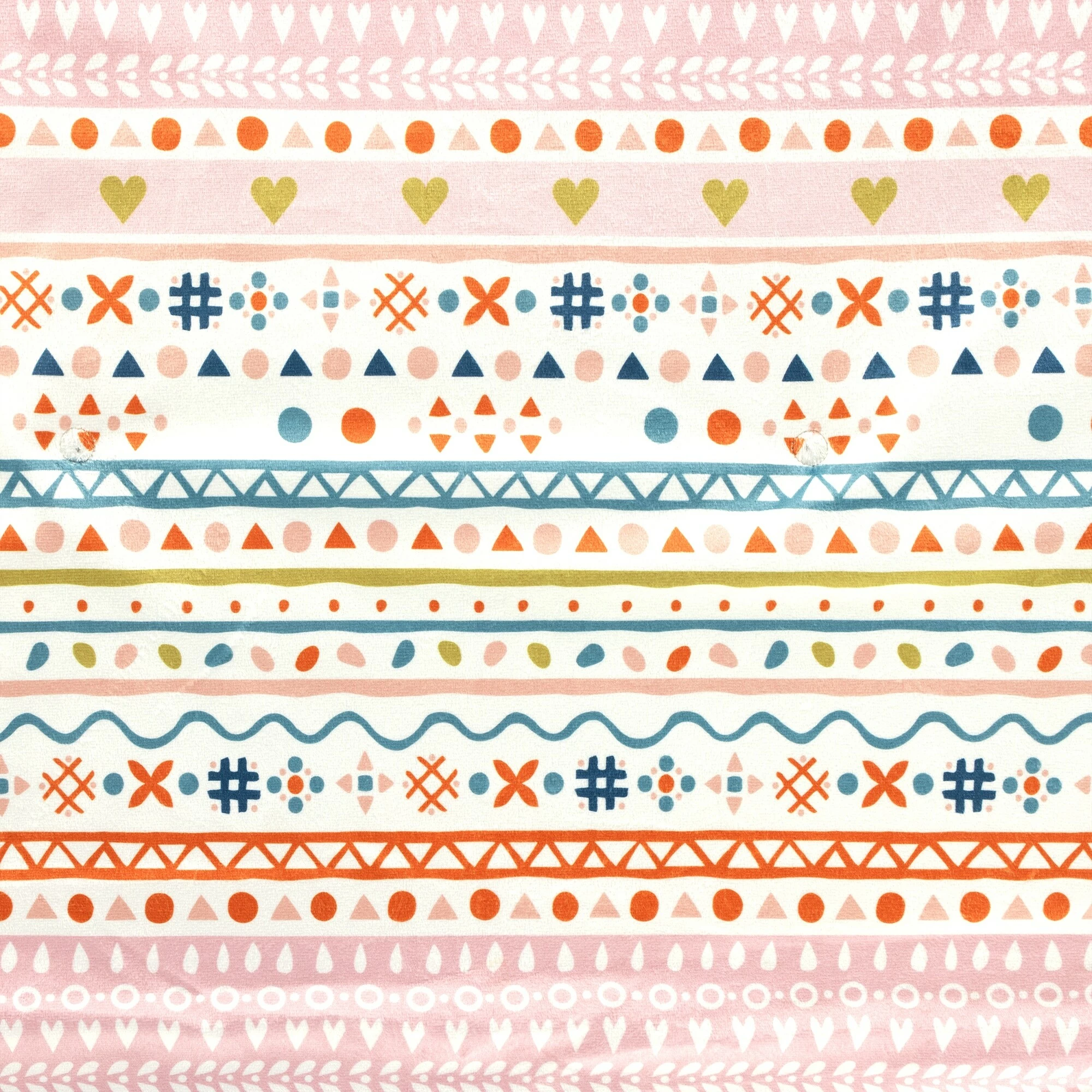 Cheap π Lush Decor Boho Metallic Hearts Reversible Soft & Plush Oversized Blanket - 50" X 36" π 4 Cheap π Lush Decor Boho Metallic Hearts Reversible Soft & Plush Oversized Blanket - 50" X 36" π - Image 4