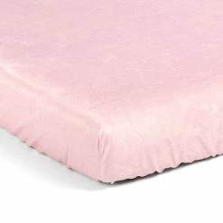 Discount ✔️ Lush Decor Boho Metallic Hearts Solid Textured Linen Soft & Plush Fitted Crib Sheet - 52"x 28" ⌛