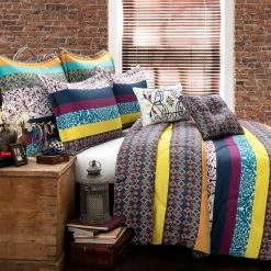 Flash Sale π Lush Decor Boho Stripe Reversible Oversized Comforter Plum & Yellow π 7 Flash Sale π Lush Decor Boho Stripe Reversible Oversized Comforter Plum & Yellow π -Lush Decor Shop Lush Decor Boho Stripe Reversible Oversized Comforter 2