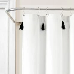 Cheapest 🔥 Lush Decor Boho Tassel Stripe Yarn Dyed Eco-Friendly Recycled Cotton Shower Curtain Single Navy/white 🥰 -Lush Decor Shop Lush Decor Boho Tassel Stripe Yarn Dyed Eco Friendly Recycled Cotton Shower Curtain Single 9