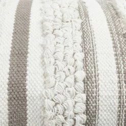 New 🌟 Lush Decor Bria Stripe Decorative Lumbar Pillow Cover Neutral ✨ -Lush Decor Shop Lush Decor Bria Stripe Decorative Pillow Cover 5