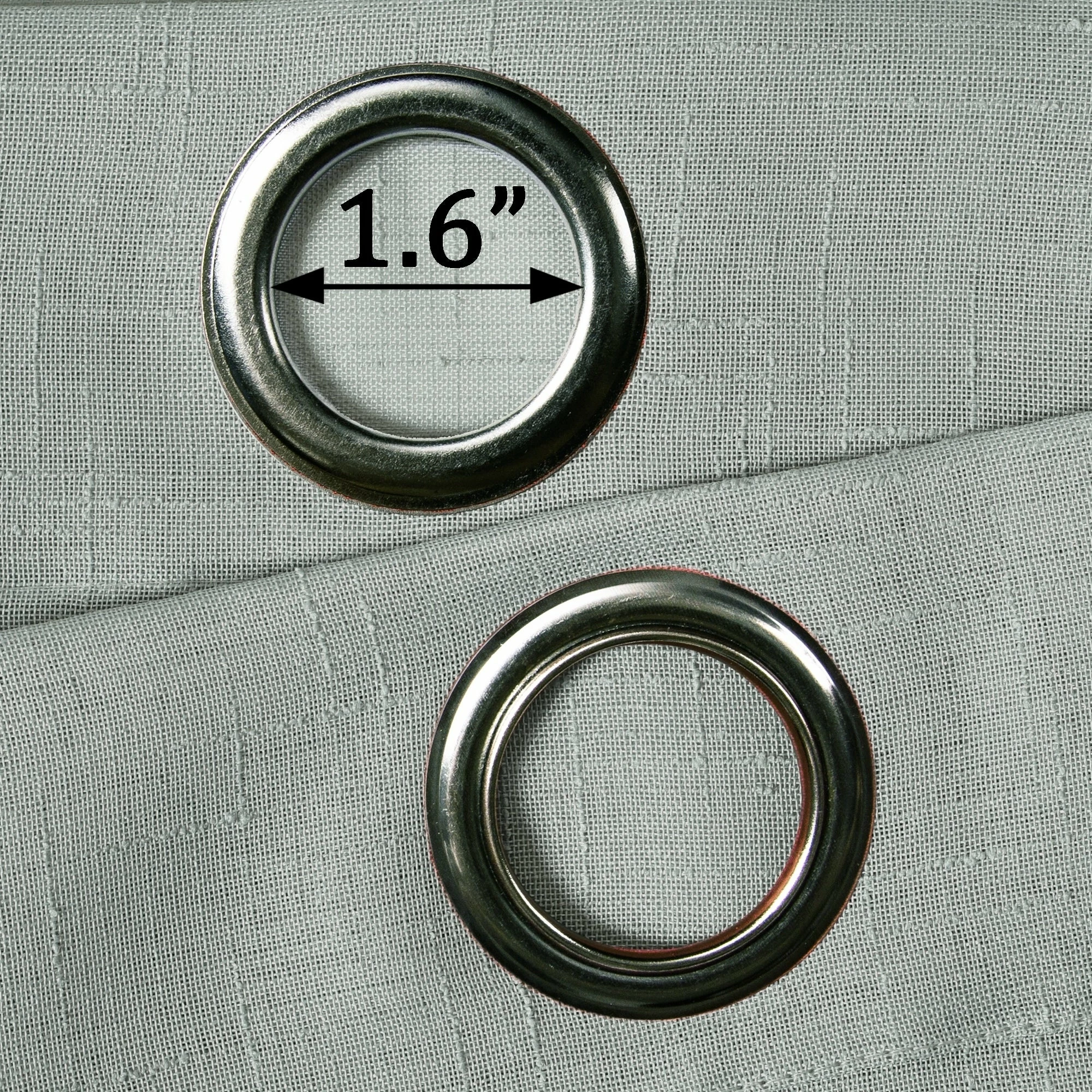 Best deal π₯° Lush Decor Bridie Grommet Sheer Window Curtain Panel Pair Gray 𧨠7 Best deal π₯° Lush Decor Bridie Grommet Sheer Window Curtain Panel Pair Gray 𧨠- Image 7