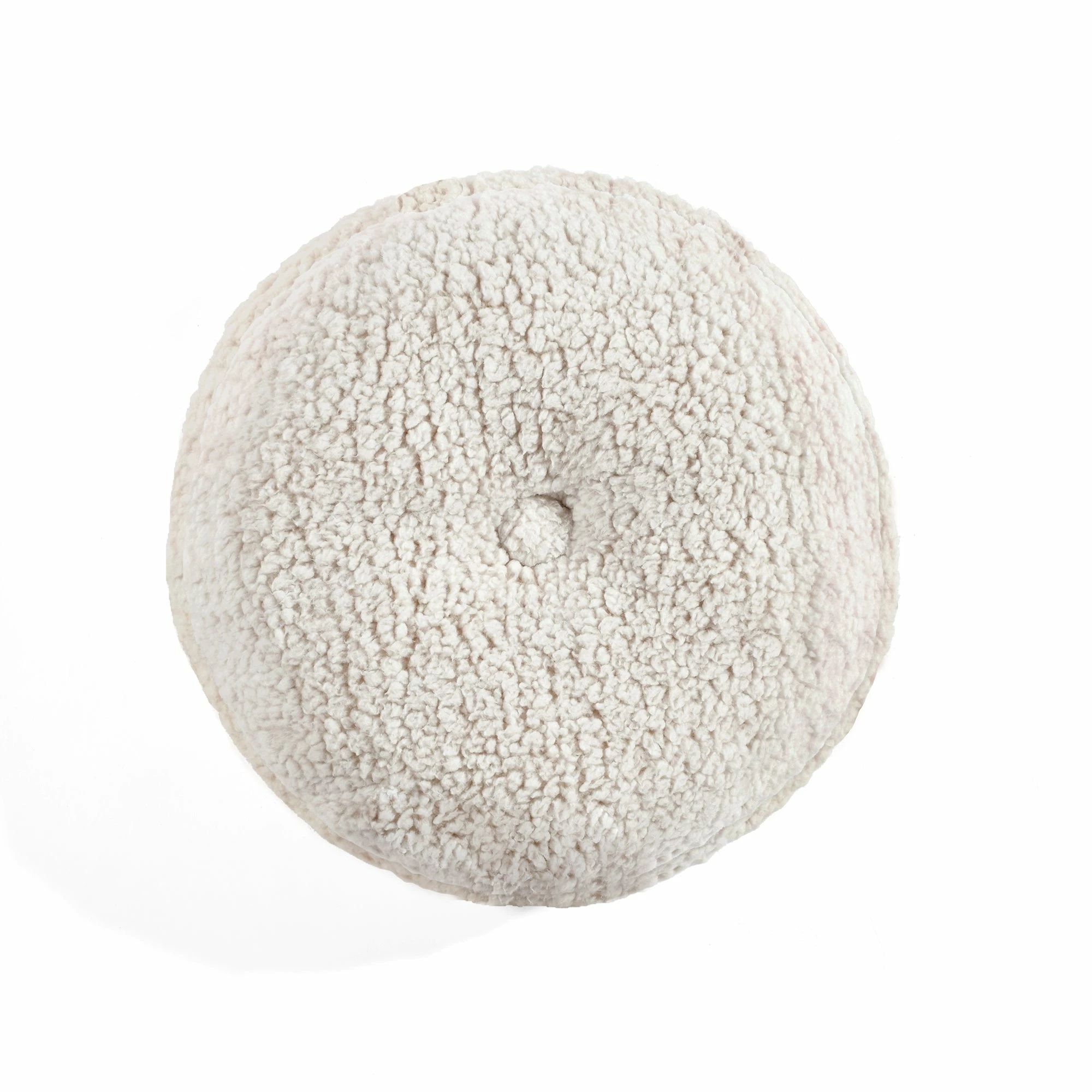 New 🥰 Lush Decor Button Soft Sherpa Round Decorative Pillow Blush 😉 11 New 🥰 Lush Decor Button Soft Sherpa Round Decorative Pillow Blush 😉 - Image 11
