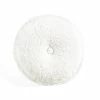 New 🥰 Lush Decor Button Soft Sherpa Round Decorative Pillow Blush 😉