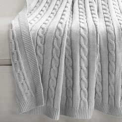 Brand new π Lush Decor Cable Soft Knitted All-Season Throw Light Grey π 17 Brand new π Lush Decor Cable Soft Knitted All-Season Throw Light Grey π -Lush Decor Shop Lush Decor Cable Soft Knitted All Season Throw 8