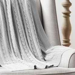 Flash Sale 🔔 Lush Decor Cable Soft Knitted Oversized Blanket/Coverlet Ivory 🛒 -Lush Decor Shop Lush Decor Cable Soft Knitted Oversized Blanket Coverlet 8