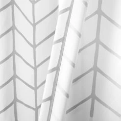 Discount ✨ Lush Decor Calia Chevron Geo Window Curtain Panel Pair - 84" X 52" Gray 🔔 -Lush Decor Shop Lush Decor Calia Chevron Geo Window Curtain Panel Pair 8