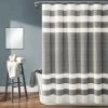 Cheap 💯 Lush Decor Cape Cod Stripe Yarn Dyed Cotton Shower Curtain Taupe 🥰