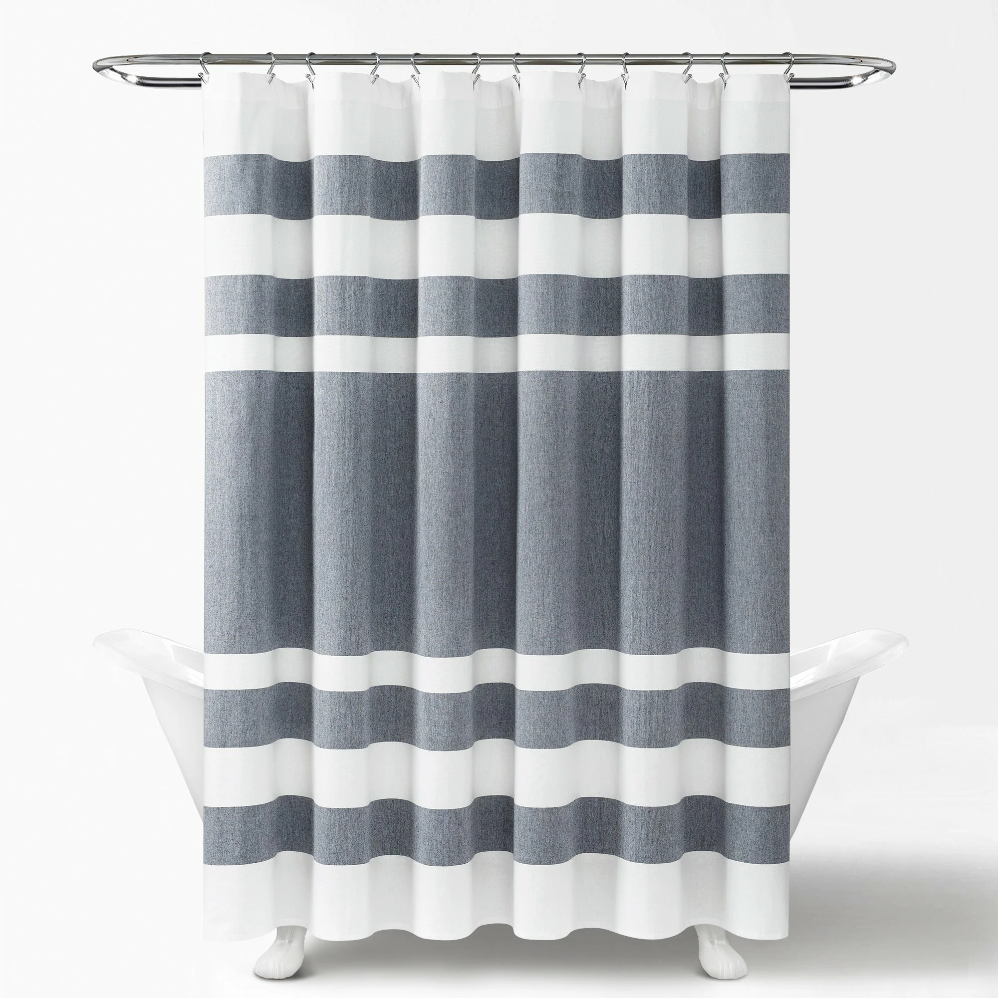 Cheap π― Lush Decor Cape Cod Stripe Yarn Dyed Cotton Shower Curtain Taupe π₯° 8 Cheap π― Lush Decor Cape Cod Stripe Yarn Dyed Cotton Shower Curtain Taupe π₯° - Image 8