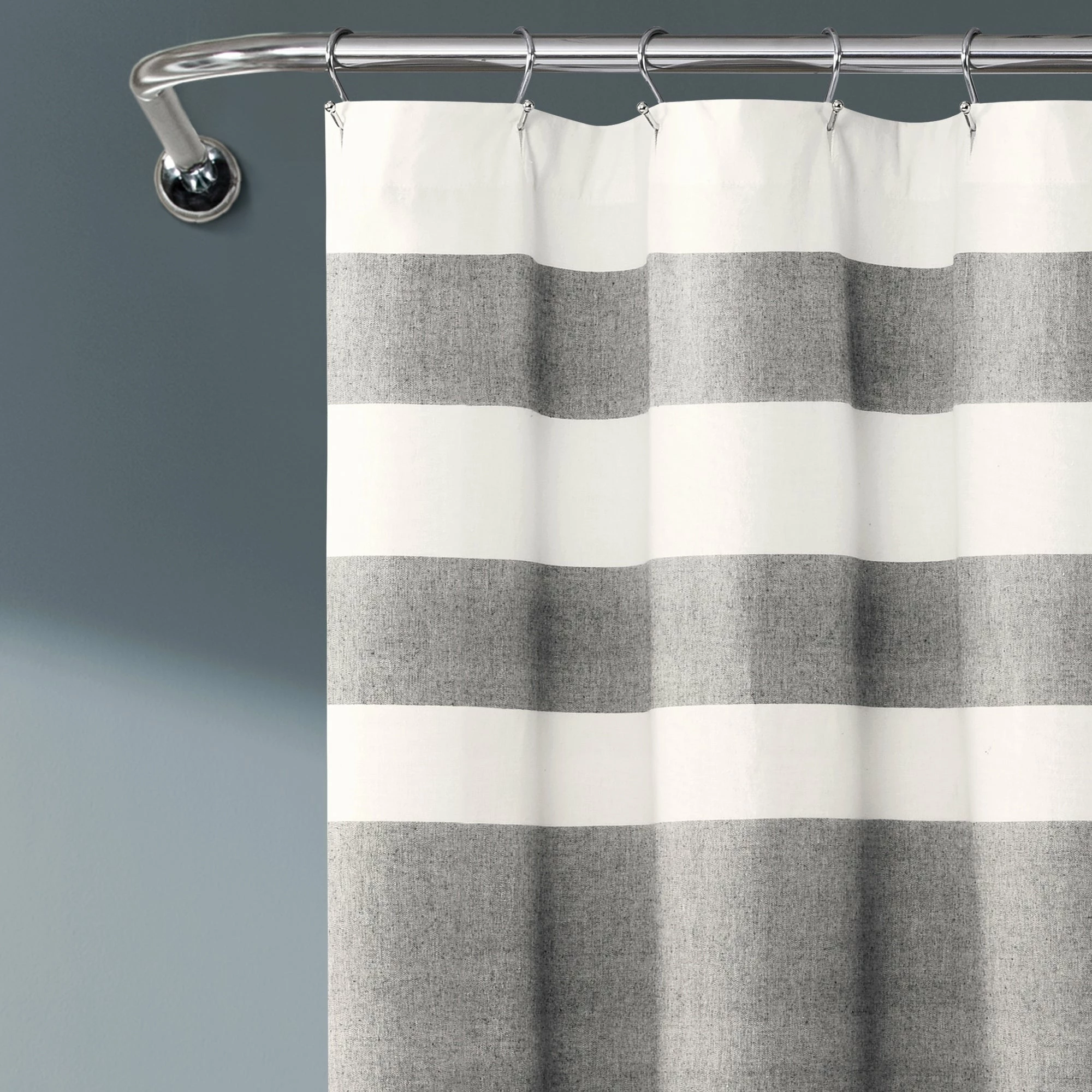 Cheap π― Lush Decor Cape Cod Stripe Yarn Dyed Cotton Shower Curtain Taupe π₯° 3 Cheap π― Lush Decor Cape Cod Stripe Yarn Dyed Cotton Shower Curtain Taupe π₯° - Image 3