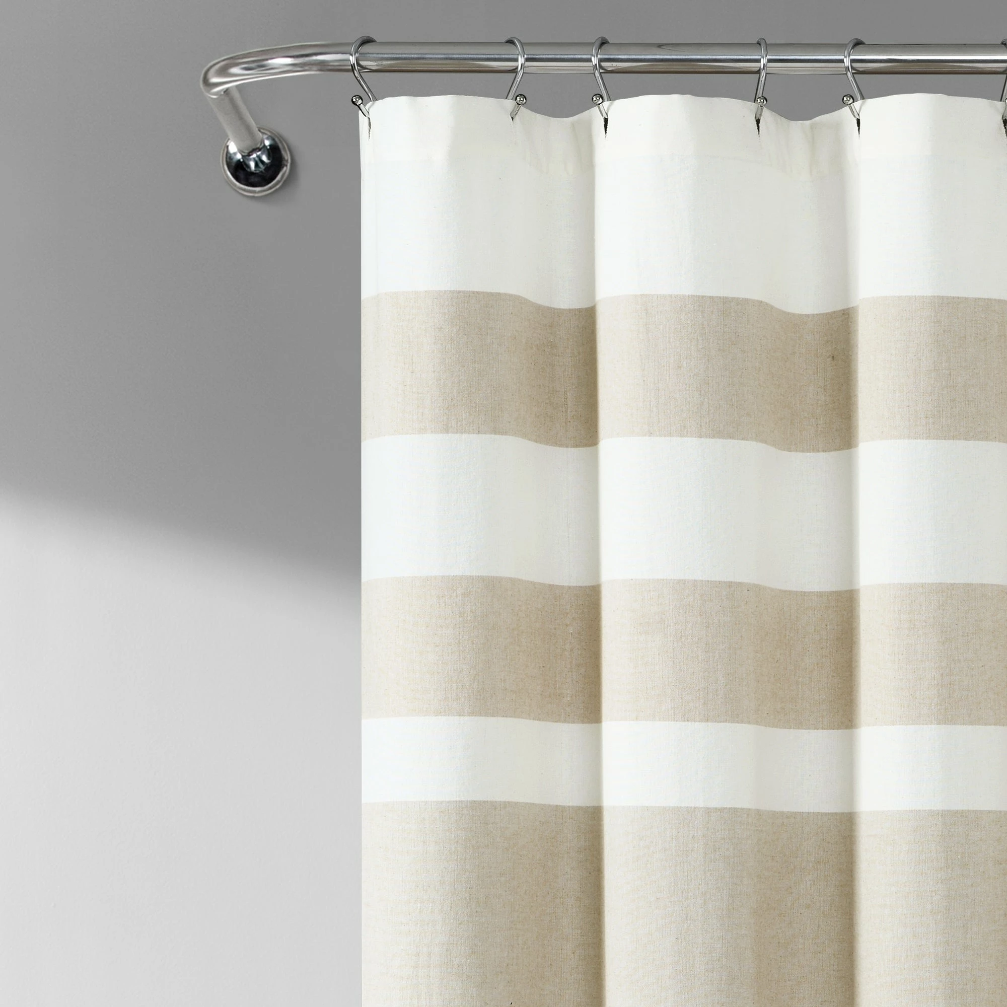 Cheap π― Lush Decor Cape Cod Stripe Yarn Dyed Cotton Shower Curtain Taupe π₯° 15 Cheap π― Lush Decor Cape Cod Stripe Yarn Dyed Cotton Shower Curtain Taupe π₯° - Image 15