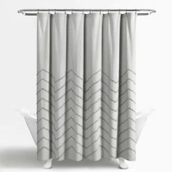 Best Sale 🎁 Lush Decor Chenille Chevron Shower Curtain Pastel Blue ✨ -Lush Decor Shop Lush Decor Chenille Chevron Shower Curtain e903b170 df53 420d a11e 0176f42653ae
