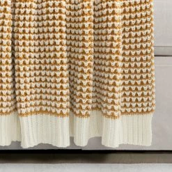 Best Sale ❤️ Lush Decor Chic And Soft Knitted Throw Single Yellow 🥰 -Lush Decor Shop Lush Decor Chic And Soft Knitted Throw Single 7