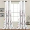 Cheap 👏 Lush Decor Clarissa Floral Room Darkening Window Curtain Panel Pair Blue & Coral 🔔