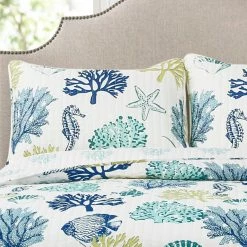 Best deal ⭐ Lush Decor Coastal Reef 3 Piece Quilt Set ❤️ -Lush Decor Shop Lush Decor Coastal Reef 3 Piece Quilt Set 8cb83d38 bf83 4384 b479 07d5b30eee8c