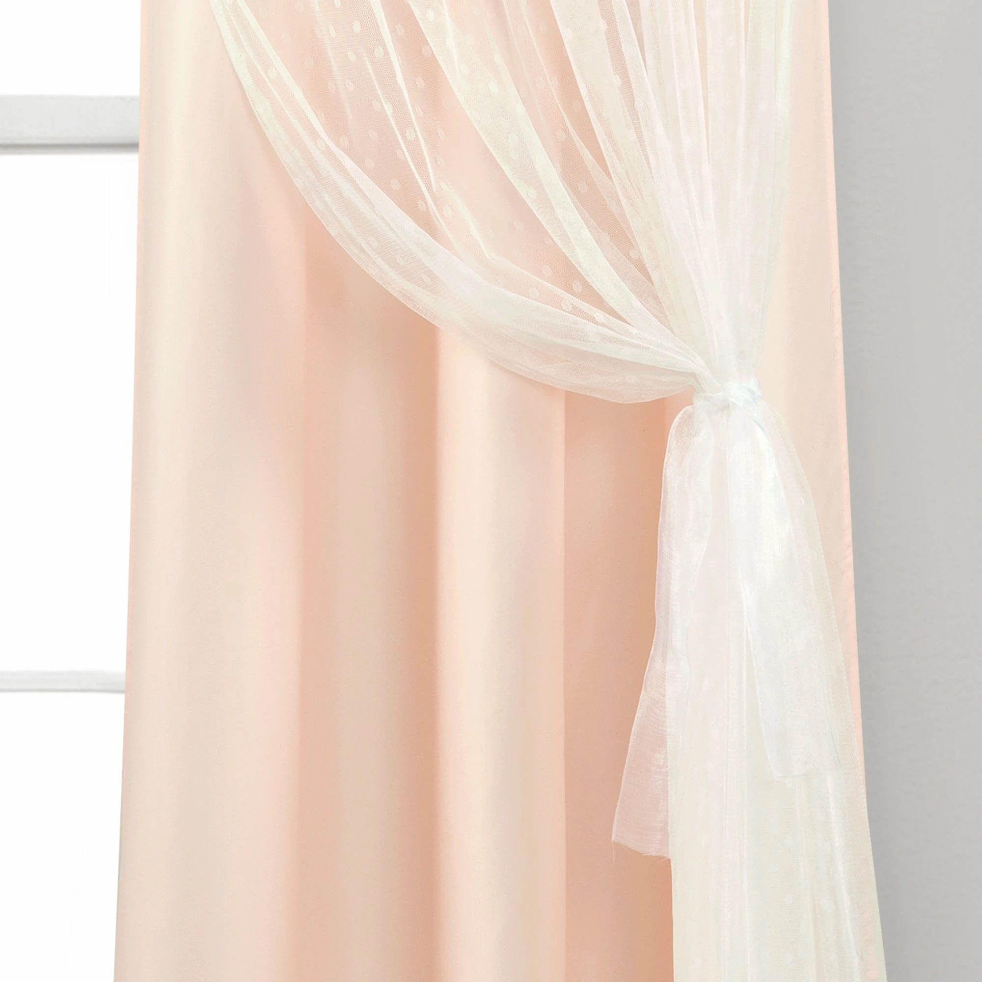 Best Pirce π Lush Decor Cottage Polka Dot Sheer Window Curtain Panel Including Tieback Single Neutral π 15 Best Pirce π Lush Decor Cottage Polka Dot Sheer Window Curtain Panel Including Tieback Single Neutral π - Image 15