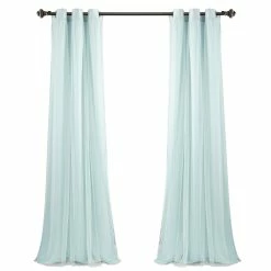 Best Pirce 😉 Lush Decor Cottage Polka Dot Sheer Window Curtain Panel Including Tieback Single Neutral 🛒