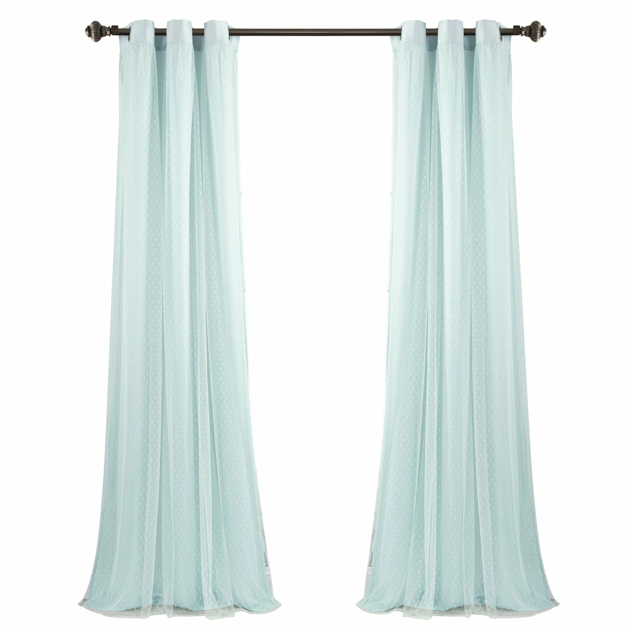 Best Pirce π Lush Decor Cottage Polka Dot Sheer Window Curtain Panel Including Tieback Single Neutral π 1 Best Pirce π Lush Decor Cottage Polka Dot Sheer Window Curtain Panel Including Tieback Single Neutral π