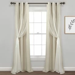 Top 10 🤩 Lush Decor Cottage Polka Dot Sheer Window Curtain Panels Including Tieback Set Neutral ✔️ -Lush Decor Shop Lush Decor Cottage Polka Dot Sheer Window Curtain Panels Including Tieback Set 4
