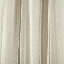 Top 10 🤩 Lush Decor Cottage Polka Dot Sheer Window Curtain Panels Including Tieback Set Neutral ✔️ -Lush Decor Shop Lush Decor Cottage Polka Dot Sheer Window Curtain Panels Including Tieback Set 5