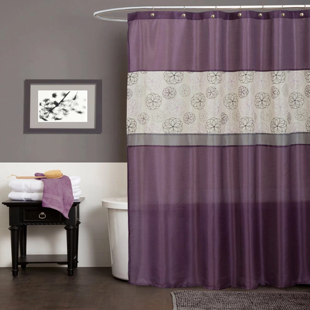 Best Pirce β€οΈ Lush Decor Covina Purple Shower Curtain π 1 Best Pirce β€οΈ Lush Decor Covina Purple Shower Curtain π