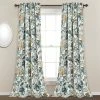 Cheap ✨ Lush Decor Cynthia Jacobean Room-darkening Curtain Panel Pair Turquoise & Neutral 🎉