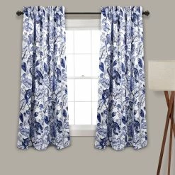 Cheap ✨ Lush Decor Cynthia Jacobean Room-darkening Curtain Panel Pair Turquoise & Neutral 🎉 -Lush Decor Shop Lush Decor Cynthia Jacobean Room darkening Curtain Panel Pair 14