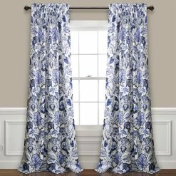 Cheap ✨ Lush Decor Cynthia Jacobean Room-darkening Curtain Panel Pair Turquoise & Neutral 🎉 -Lush Decor Shop Lush Decor Cynthia Jacobean Room darkening Curtain Panel Pair 8