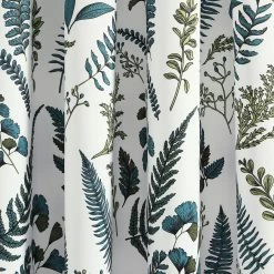 Cheap 🔔 Lush Decor Devonia Allover Light Filtering Valance - 18" X 52" White/navy 🔥 -Lush Decor Shop Lush Decor Devonia Allover Light Filtering Valance 1