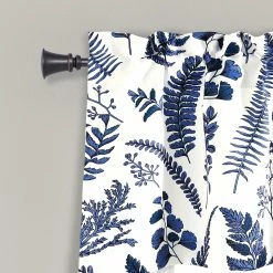 Cheap 🔔 Lush Decor Devonia Allover Light Filtering Valance - 18" X 52" White/navy 🔥 -Lush Decor Shop Lush Decor Devonia Allover Light Filtering Valance 10