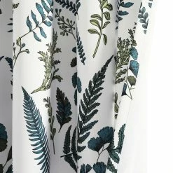 Cheap 🔔 Lush Decor Devonia Allover Light Filtering Valance - 18" X 52" White/navy 🔥 -Lush Decor Shop Lush Decor Devonia Allover Light Filtering Valance 2