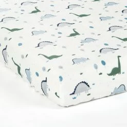 Cheap ✨ Lush Decor Dinosaurs Roar Soft & Plush Fitted Crib Sheet - 52"x 28" 🥰