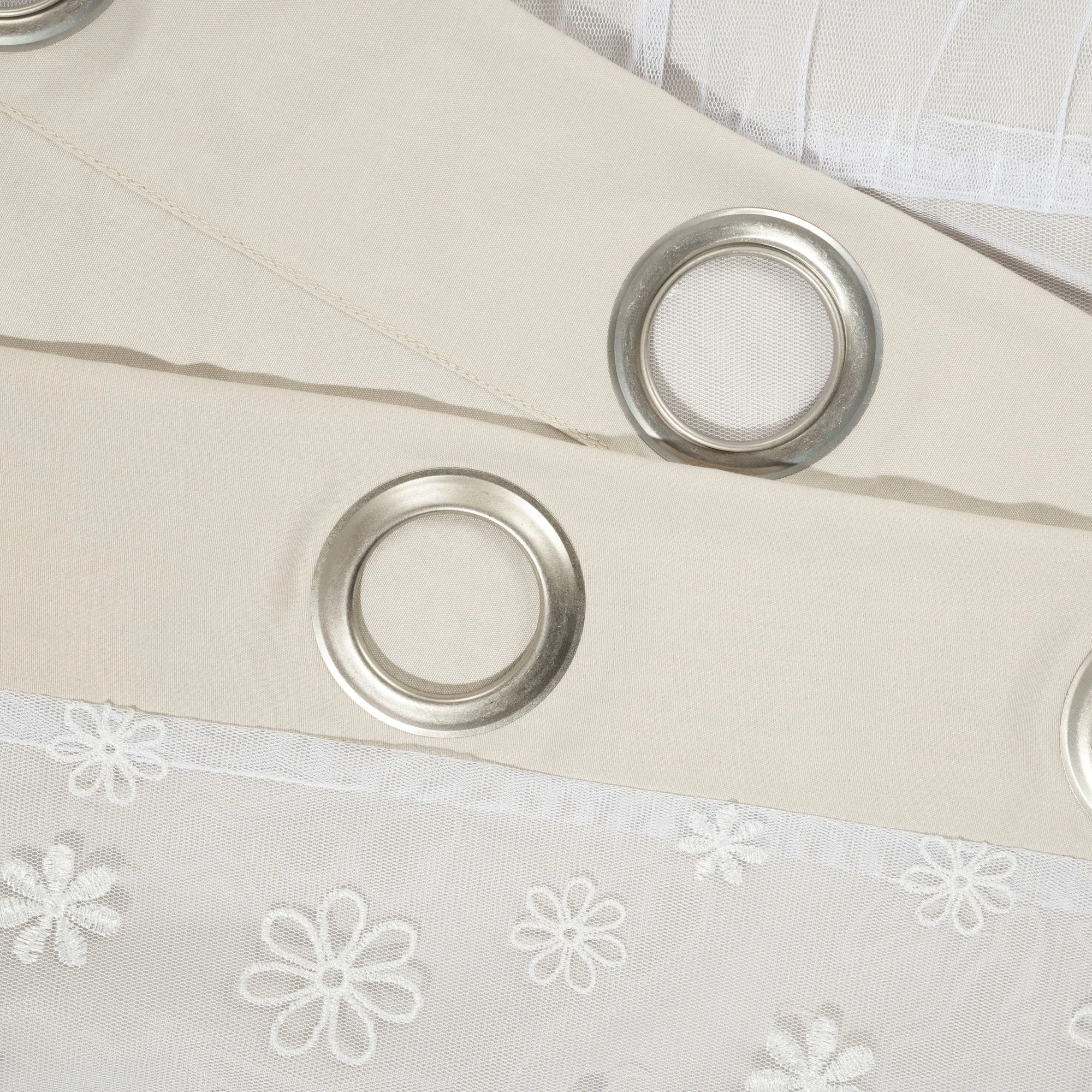 Best deal βοΈ Lush Decor Dylin Flower Embroidery Window Curtain Panel Single Neutral π€© 13 Best deal βοΈ Lush Decor Dylin Flower Embroidery Window Curtain Panel Single Neutral π€© - Image 13