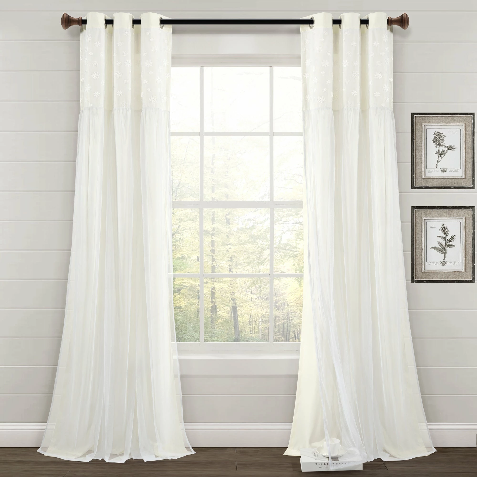 Best deal βοΈ Lush Decor Dylin Flower Embroidery Window Curtain Panel Single Neutral π€© 14 Best deal βοΈ Lush Decor Dylin Flower Embroidery Window Curtain Panel Single Neutral π€© - Image 14
