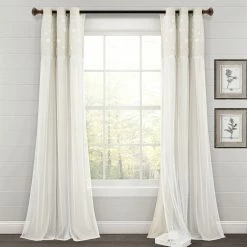 Best deal βοΈ Lush Decor Dylin Flower Embroidery Window Curtain Panel Single Neutral π€© 23 Best deal βοΈ Lush Decor Dylin Flower Embroidery Window Curtain Panel Single Neutral π€© -Lush Decor Shop Lush Decor Dylin Flower Embroidery Window Curtain Panel Single 8