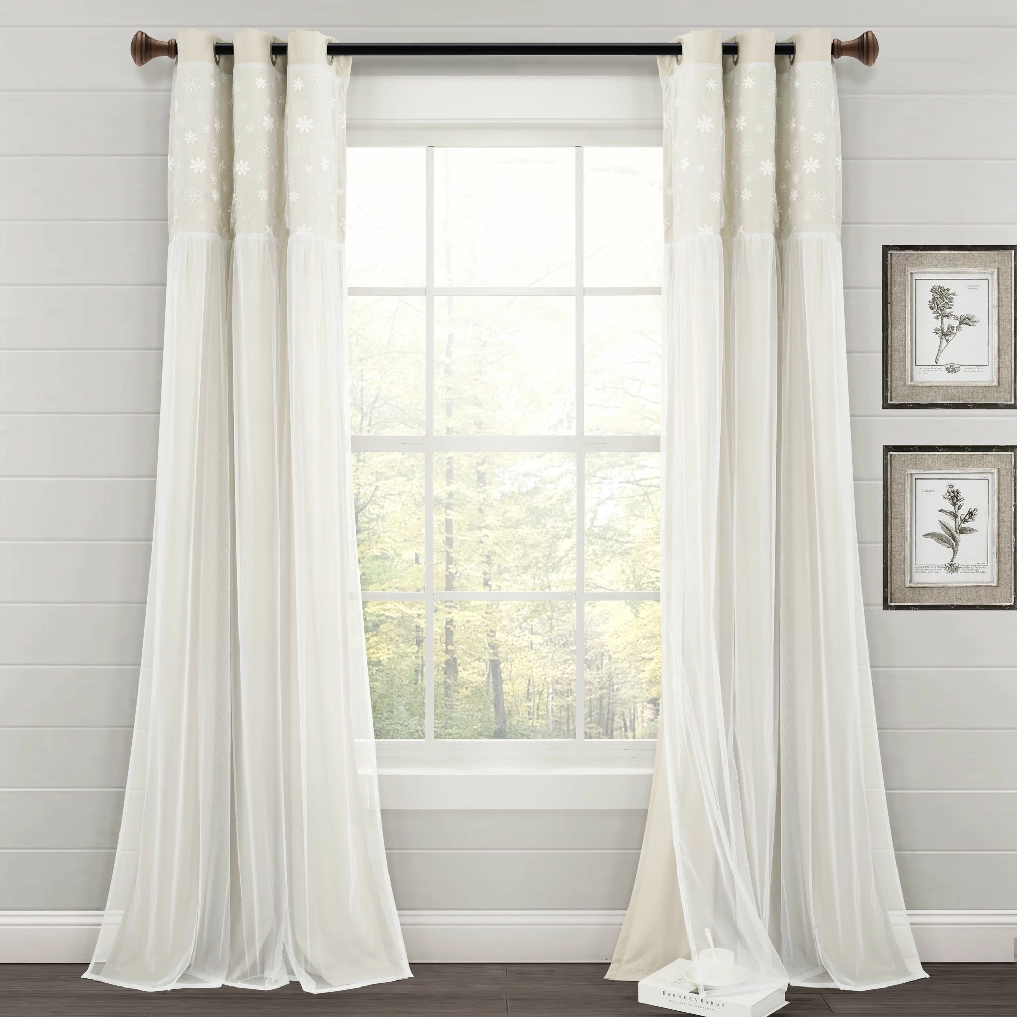 Best deal βοΈ Lush Decor Dylin Flower Embroidery Window Curtain Panel Single Neutral π€© 9 Best deal βοΈ Lush Decor Dylin Flower Embroidery Window Curtain Panel Single Neutral π€© - Image 9