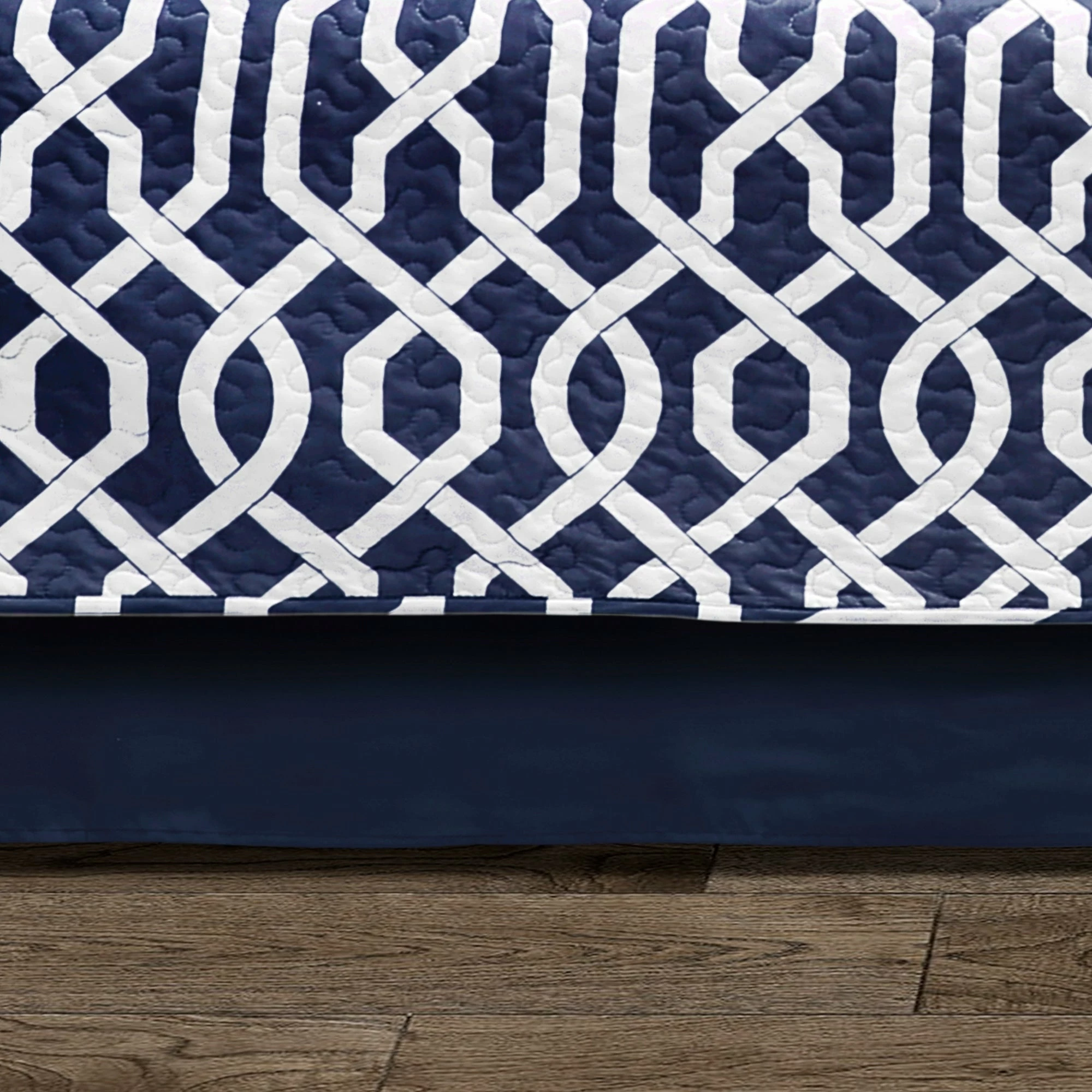 Hot Sale β€οΈ Lush Decor Edward Trellis 6 Piece Daybed Cover Set Navy π₯° 5 Hot Sale β€οΈ Lush Decor Edward Trellis 6 Piece Daybed Cover Set Navy π₯° - Image 5