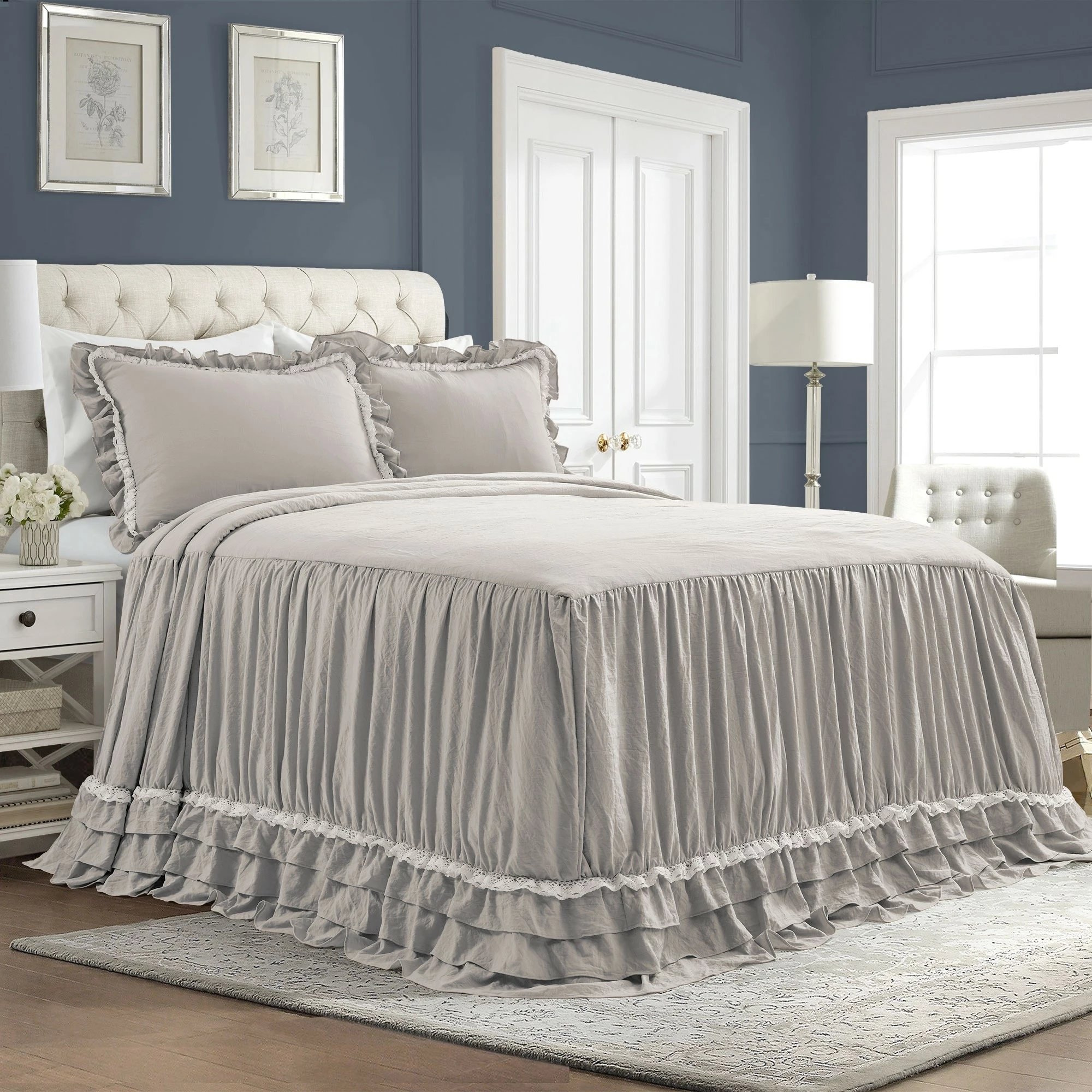 Cheap π Lush Decor Ella Shabby-chic Ruffle Lace Bedspread Set Neutral π₯ 11 Cheap π Lush Decor Ella Shabby-chic Ruffle Lace Bedspread Set Neutral π₯ - Image 11