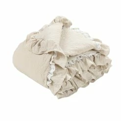 Promo 😉 Lush Decor Ella Shabby Chic Ruffle Lace Throw Blanket White 🌟 -Lush Decor Shop Lush Decor Ella Shabby Chic Ruffle Lace Throw Blanket 4