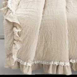 Promo 😉 Lush Decor Ella Shabby Chic Ruffle Lace Throw Blanket White 🌟 -Lush Decor Shop Lush Decor Ella Shabby Chic Ruffle Lace Throw Blanket 6
