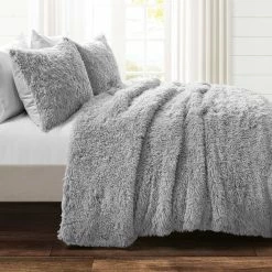 Best Sale 🌟 Lush Decor Emma Faux Fur Comforter Set Ivory ⭐ -Lush Decor Shop Lush Decor Emma Faux Fur 3 Piece Comforter Set 9