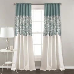 Top 10 🔥 Lush Decor Estate Garden Room Darkening Window Curtain Panel Pair Blue 🤩 -Lush Decor Shop Lush Decor Estate Garden Room Darkening Window Curtain Panel Pair 08a441de 1377 4ee8 9dd0 ab7b92d6a122