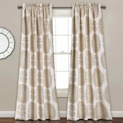 Best deal 💯 Lush Decor Evelyn Medallion Room-darkening Window Curtain Panel Pair Blue 🔔 -Lush Decor Shop Lush Decor Evelyn Medallion Room darkening Window Curtain Panel Pair 6583692f 8f12 4a39 922d 2d6adfa7c5d0